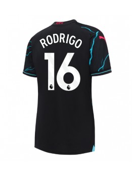 Manchester City Rodri Hernandez #16 Zenski Rezervni Dres 2023-24 Kratak Rukavima